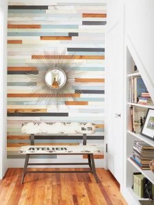 Terrific living room wall decor #accentwallideas #wallpaperideas #wallpaintcolor Terrific half bath accent wall ideas #accentwallideas #wallpaperideas #wallpaintcolor