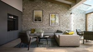 Unique stone accent wall #accentwallideas #wallpaperideas #wallpaintcolor Unique maroon accent wall ideas #accentwallideas #wallpaperideas #wallpaintcolor