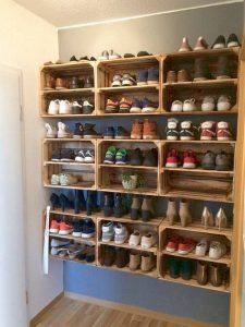 Spectacular shoe cabinet design ideas #shoestorageideas #shoerack #shoeorganizer Spectacular shoe storage display ideas #shoestorageideas #shoerack #shoeorganizer