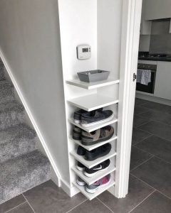 Terrific modern shoe storage ideas #shoestorageideas #shoerack #shoeorganizer Terrific shoe storage ideas for laundry room #shoestorageideas #shoerack #shoeorganizer