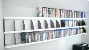 Striking slim dvd storage ideas #dvdstorageideas #cddvdstorage #dvdrack Striking entertainment center ideas #dvdstorageideas #cddvdstorage #dvdrack